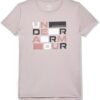 Under Armour Girls Tech Block Logo Short Sleeve T Shirt