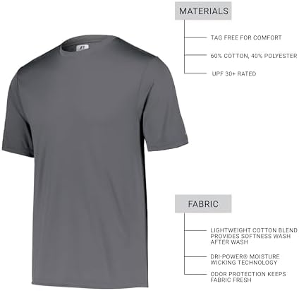 Russell Athletic Men's Short Sleeve Performance T-Shirt