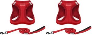 Voyager Step-in Plush Dog Harness – Soft Plush, Step in Vest...