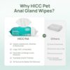 HICC PET Wipes for Dogs & Cats, Vet Recommended Cleaning Deo...