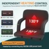 HOPERAN 2pcs Dual-Sided Heated Stadium Seats for Bleachers w...