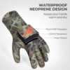 KastKing IceRiver Fishing Gloves, 100% Waterproof Gloves for...