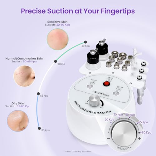 UNOISETION Diamond Microdermabrasion Machine Professional, 3...