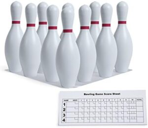 Champion Sports Bowling Set with Plastic Pins - Ball Include...