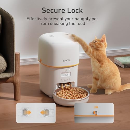 Automatic Cat Feeders - 2L Cat Food Dispenser Easy to Use, T...