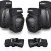 Knee Pads Elbow Pads Wrist Guards for Adult Youth Kids 6 in ...
