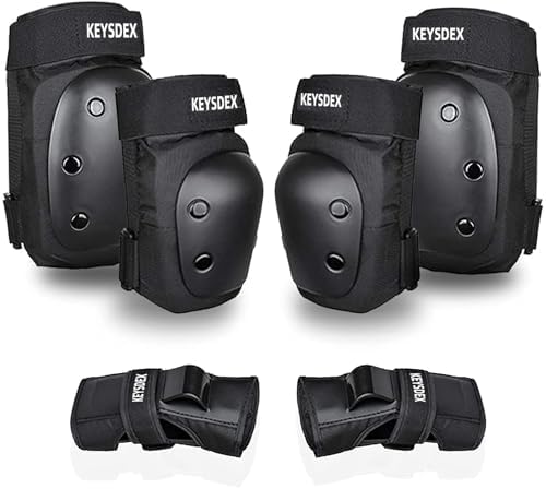 Knee Pads Elbow Pads Wrist Guards for Adult Youth Kids 6 in ...