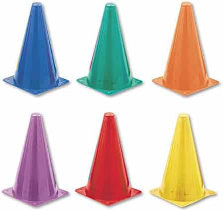 Champion Sports Hi Visibility Fluorescent Poly Cone