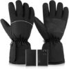 Heated Gloves for Men Women, Touchscreen Electric Waterproof...