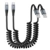 USB Type C Charger Cable Fast Charging, [2-Pack, 3ft] Coiled...