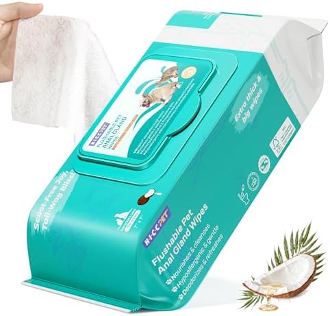 HICC PET Wipes for Dogs & Cats, Vet Recommended Cleaning Deo...