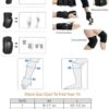 Knee Pads Elbow Pads Wrist Guards for Adult Youth Kids 6 in ...