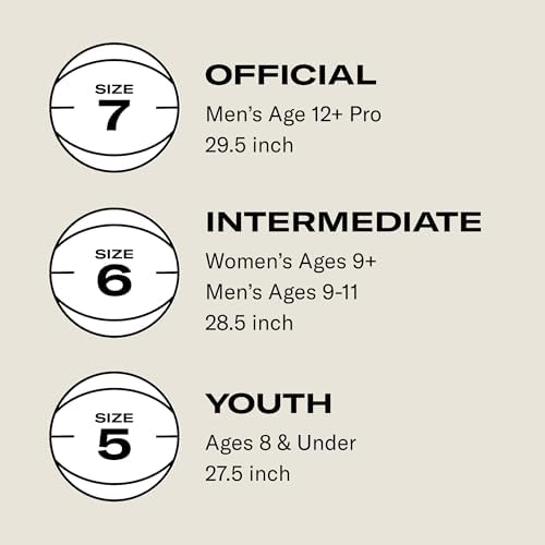 WILSON NBA Authentic Indoor/Outdoor Basketballs - Size 3, Si...