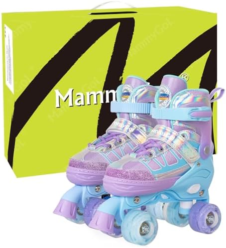MammyGol Roller Skates for Kids Boys Girls, Adjustable Quad ...
