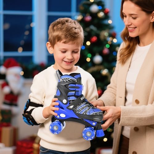 SULIFEEL Adjustable Kids Roller Skates for Boys Ages 3-5 5-8...
