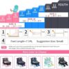 Nattork Roller Skates for Kids Boys Girls, 4 Size Adjustable...