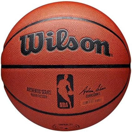 WILSON NBA Authentic Indoor/Outdoor Basketballs - Size 3, Si...