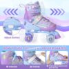 MammyGol Roller Skates for Kids Boys Girls, Adjustable Quad ...