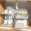 Delamu 2-Tier Multi-Purpose Bathroom Under Sink Organizers a...