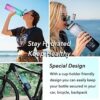 Enerbone Water Bottle, Leakproof BPA & Toxic Free, Motivatio...