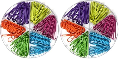 Large Colored Paper Clips, Mixed (OS-LARGEPC) (Pack of 2)