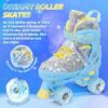 Nattork Kids Roller Skates for Girls Kids, 4 Sizes Adjustabl...