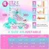 Nattork Girls Inline Skates for Kids Boys, 4 Sizes Adjustabl...