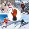 Heated Gloves for Men Women, Touchscreen Electric Waterproof...