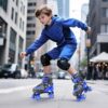 SULIFEEL Adjustable Kids Roller Skates for Boys Ages 3-5 5-8...