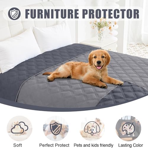 Smiry Waterproof Dog Bed Cover Blanket 30x70, Soft Reversibl...