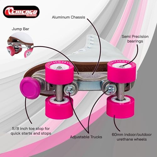 Chicago Classic Quad Roller Skates for Kids, Girls & Boys – ...