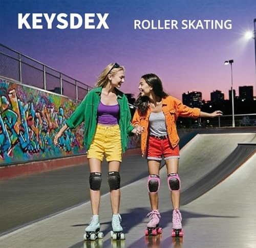 Knee Pads Elbow Pads Wrist Guards for Adult Youth Kids 6 in ...