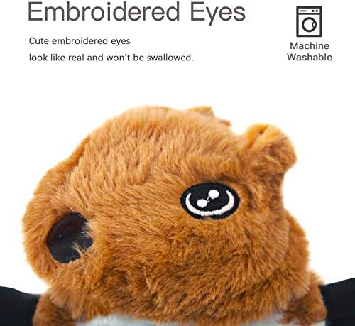 SHARLOVY Dog Squeaky Toys 5 Pack, Pet Crinkle Toy No Stuffin...