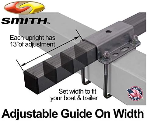 51JGrQ1hIZL._AC_.jpg CE Smith - Trailer PVC Boxed Post Guide-On - Sturdy Boat Tra...