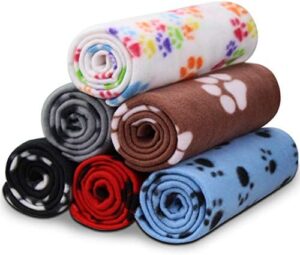 Comsmart Dog Blankets for Small Dogs, 6 Pack Puppy Blanket C...