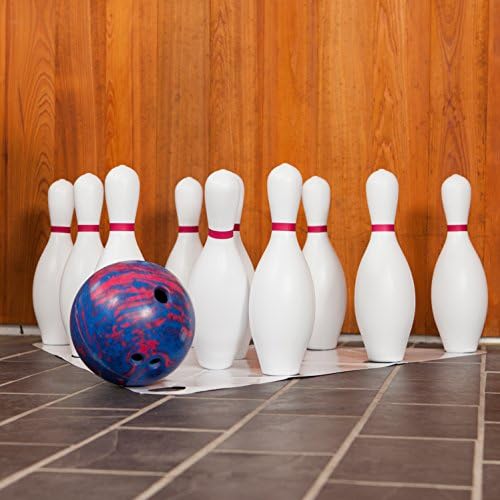 Champion Sports Bowling Set with Plastic Pins - Ball Include...