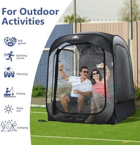 Sports Tent: Flycoop Portable Weather Pop Up Pod 1 Person to...