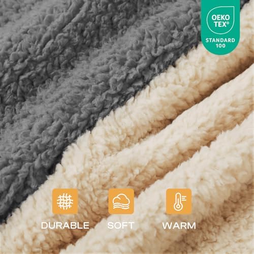 Luciphia Premium Fleece Dog Puppy Blanket Soft Pet Sherpa Ca...