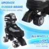 Nattork Roller Skates for Kids Boys Girls, 4 Size Adjustable...