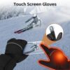 Heated Gloves,Heated Gloves for Men Women,Touchscreen Waterp...