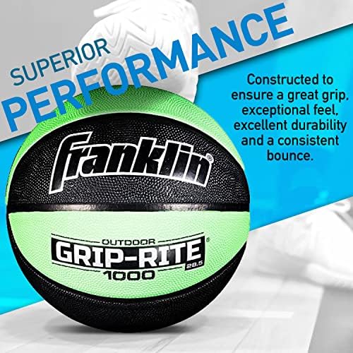 Franklin Sports Grip-Rite 1000 Youth Basketball - Durable Ju...