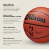 WILSON NBA Authentic Indoor/Outdoor Basketballs - Size 3, Si...