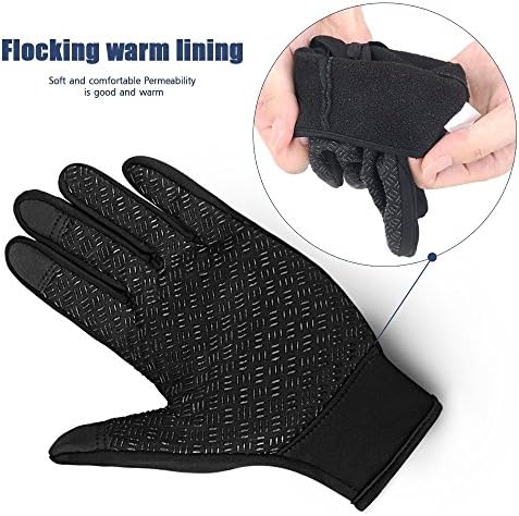 Winter Gloves Touch Screen Warm Gloves Cold Weather Windproo...