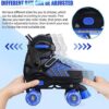 Nattork Kids Roller Skates for Boys & Girls, 4 Size Adjustab...