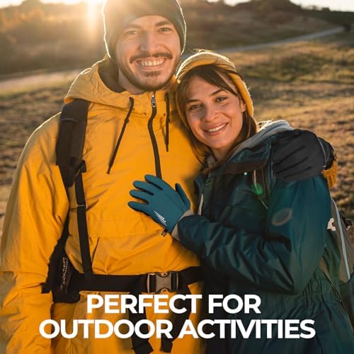 rivmount Winter Gloves Women Men for Cold Weather, Running D...