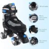 Nattork Roller Skates for Kids Boys Girls, 4 Size Adjustable...