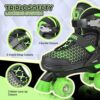 SULIFEEL Roller Skates for Girls Boys Kids,4 Sizes Adjustabl...