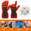 Heated Gloves,Heated Gloves for Men Women,Touchscreen Waterp...