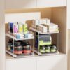 Delamu 2-Tier Multi-Purpose Bathroom Under Sink Organizers a...